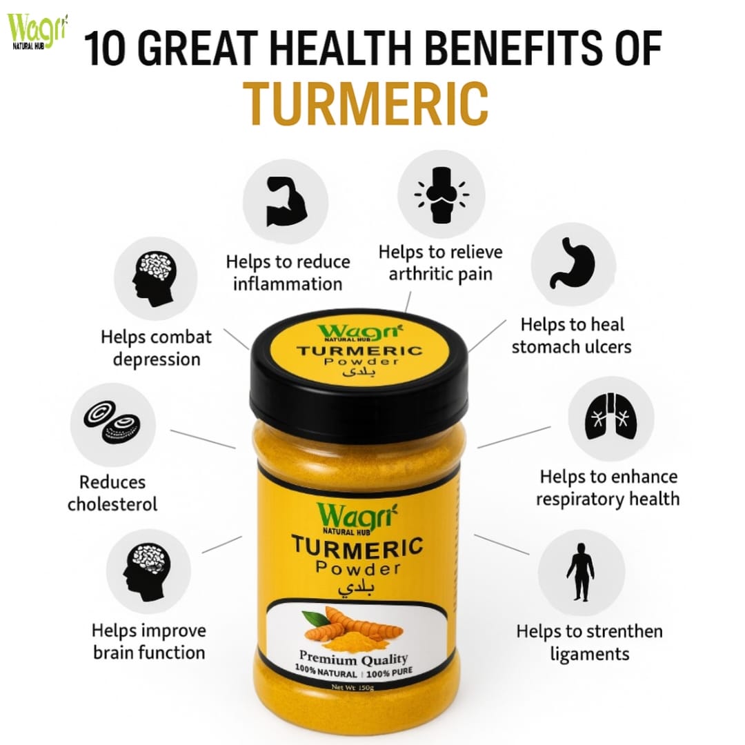 Premium Turmeric Powder (Haldi Powder) – 100% Natural Organic & Pure