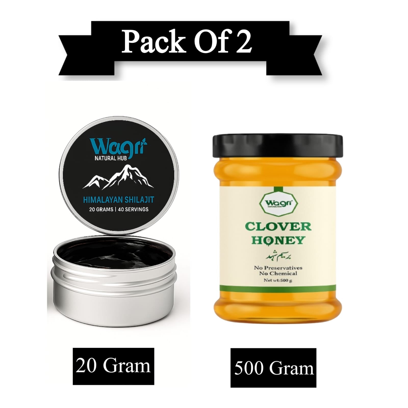 Pack Of Shilajit & Honey