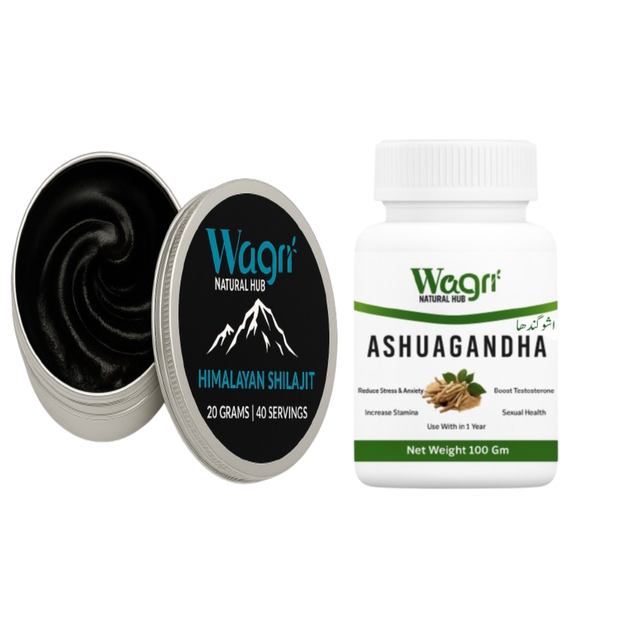 Ashwagandha + Shilajit Pack of 2